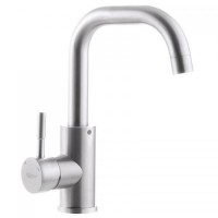 Змішувач для умивальника з нерж. сталі SUS304 ZERIX SUS-001G (ZX3120) Змішувач для умивальника з нерж. сталі SUS304 ZERIX SUS-001G (ZX3120)