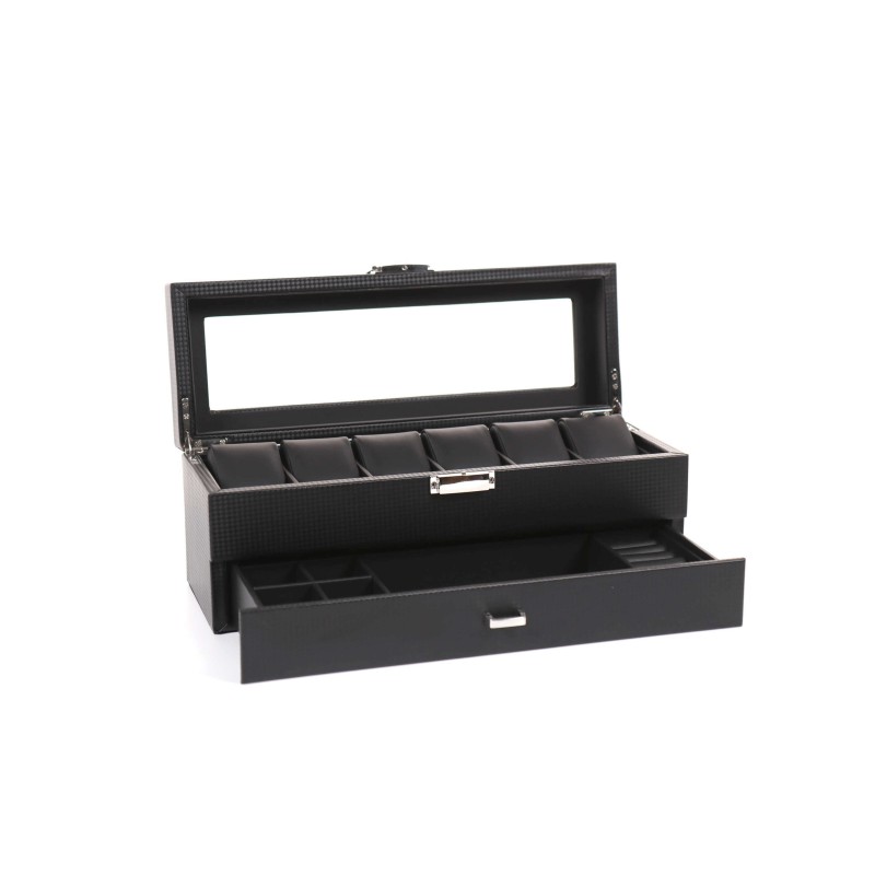 Шкатулка для зберігання годинників Craft 6PU.FIB.JW.BL Чорний