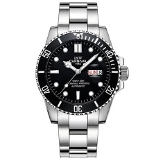 Наручний годинник чоловічий Carnival Patent Сріблястий (2831)