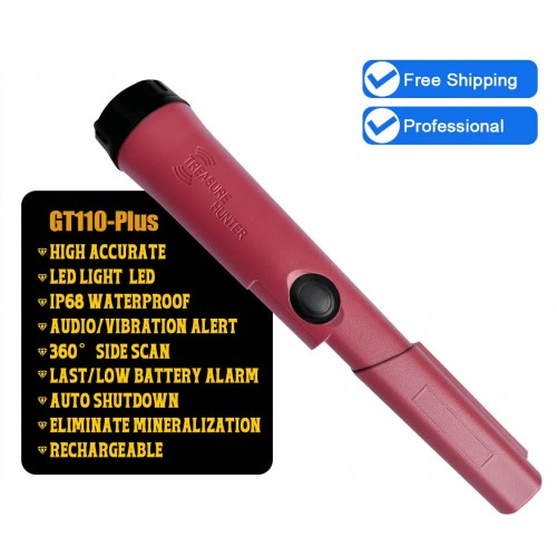 Пінпоінтер-металошукач GP-Pointer GT110 Plus Рожевий (2198606038) Пінпоінтер-металошукач GP-Pointer GT110 Plus Рожевий (2198606038)