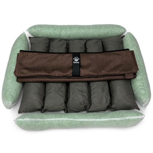 Лежак ліжко для собак всіх порід EGO Bosyak Рогожка L 90x75 Коричневий (спальне місце для великих собак) Лежак ліжко для собак всіх порід EGO Bosyak Рогожка L 90x75 Коричневий (спальне місце для великих собак)