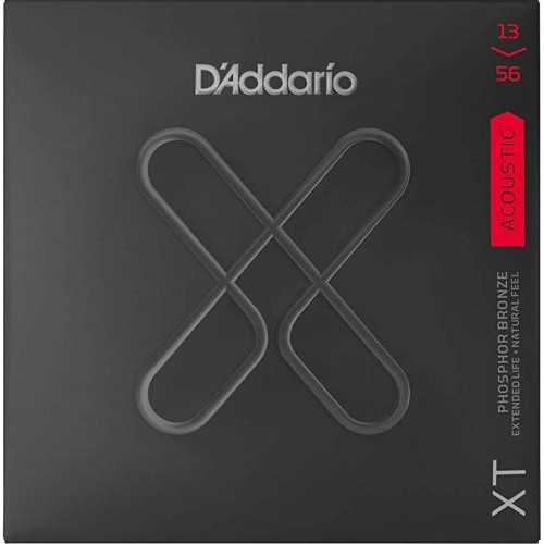 Струни для акустичної гітари 6 шт D'Addario XTAPB1356 XT Phosphor Bronze Medium 13/56 Струни для акустичної гітари 6 шт D'Addario XTAPB1356 XT Phosphor Bronze Medium 13/56