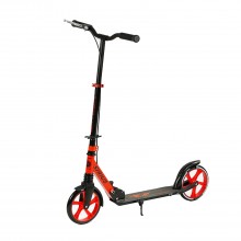 Самокат двоколісний Skyper Sirius колеса PU 200 мм 1 амортизатор ручне гальмо black and red (134357)