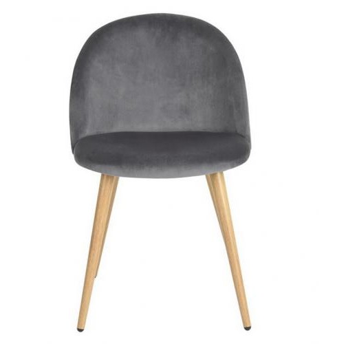 Стілець дизайнерський Анрі SDM ніжки дерево Велюр Сірий Стілець дизайнерський Анрі SDM ніжки дерево Велюр Сірий