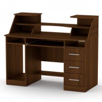 Стіл комп'ютерний Компаніт Комфорт-5 127х65х104 см Горіх екко Стіл комп'ютерний Компаніт Комфорт-5 127х65х104 см Горіх екко