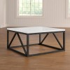 Журнальний, кавовий столик GoodsMetall у стилі Лофт 900х900х450 ЖС1175