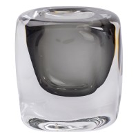 Ваза для квітів скляна Flower Season Мінімалізм 11 см Сірий (HP-10-18)