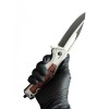 Ніж туристичний Gorillas BBQ 5048 22 см Сірий (KN1034)