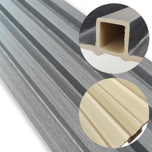 Декоративна стінова рейка Sticker Wall 160*23*3000мм (D) SW-00001529 Темно-сіра Декоративна стінова рейка Sticker Wall 160*23*3000мм (D) SW-00001529 Темно-сіра