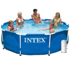 Каркасний басейн Intex 28200-4, 305 х 76 см (2 006 л/год, тент, підстилка)