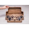 Органайзер на 7 секцій для зберігання наручних годинників ecoWalnut 7х35х18 см
