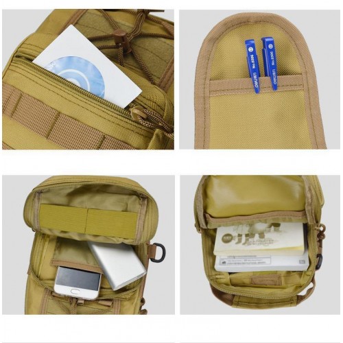 Тактична сумка-рюкзак Military T-Bag 3 28х18х13 см Хакі