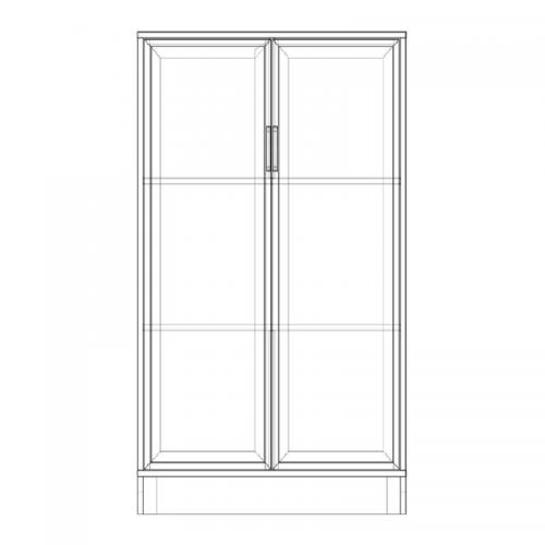 Шафа-Пенал Тиса Мебель ШС-850 Дуб сонома 128x35x80 см