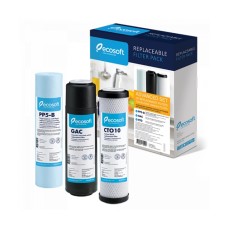 Покращений комплект картриджів Ecosoft 1-2-3 для фільтрів зворотного осмосу