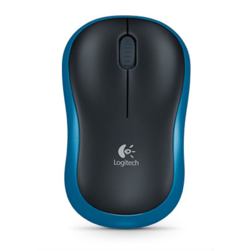 Миша бездротова Logitech M185 (910-002239) Blue USB
