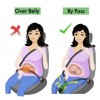 Універсальний адаптер автомобільного ременя для вагітних SUNROZ Pregnancy Seat Belt 21х9х6 см Чорний (SUN6742)