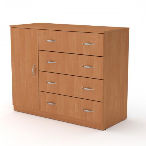 Комод для речей Компанит 4 1Б Вільха