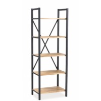 Стелаж для зберігання в стилі Loft NS-1691 1630x600x400 мм Черный Стелаж для зберігання в стилі Loft NS-1691 1630x600x400 мм Черный