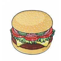 Пляжний килимок Mat Hamburger Різнокольоровий (ds121462) Пляжний килимок Mat Hamburger Різнокольоровий (ds121462)