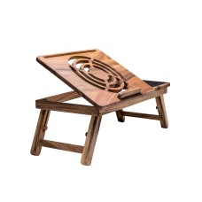 Розкладний столик для охолодження-вентиляції ноутбука ecoWalnut 540x300x250 мм