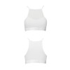 Спортивний топ з прозорою вставкою Passion PS006 TOP white, size S в інтернет супермаркеті PbayMarket!