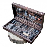 Набір шампурів Gorillas BBQ ЗЕБРА в дерев'яній коробці Набір шампурів Gorillas BBQ ЗЕБРА в дерев'яній коробці