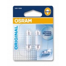 Автолампа ук. OSRAM 6411-02B C5W 41mm 12V SV8.5-8 10X2 Blister