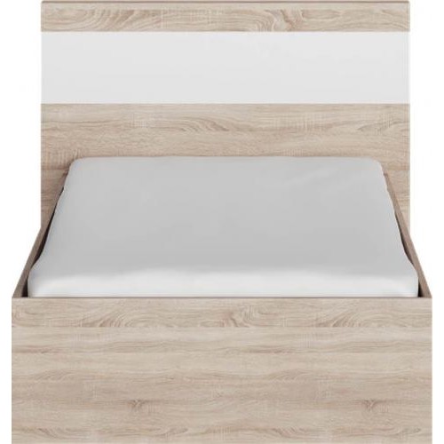 Ліжко Еверест Соната 90х200 см Сонома з білим (psg_UK-6415014) Ліжко Еверест Соната 90х200 см Сонома з білим (psg_UK-6415014)