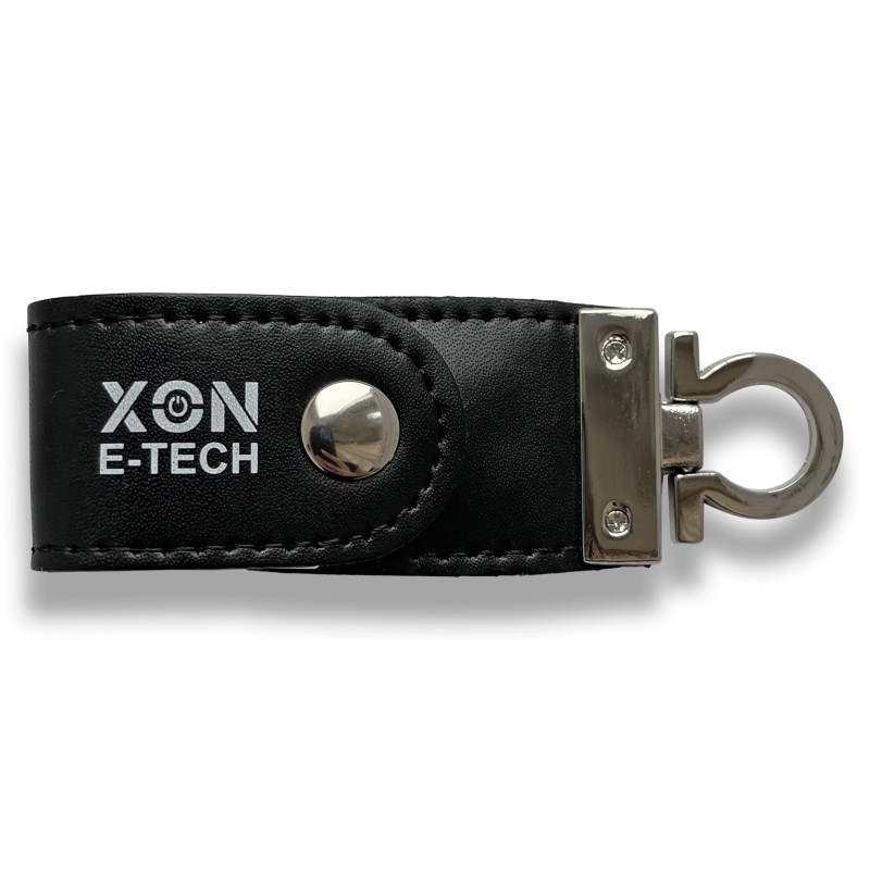 Флеш-накопичувач XON FlashDrive X Leather 256GB USB 3.0 Black (FX3L256GB)
