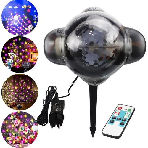 Світлодіодний лазерний проектор вуличний Christmas Snowfall Projector WL-808