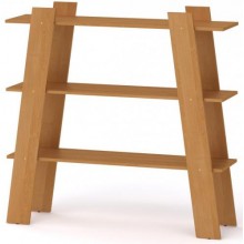 Полиця настінна Компанит П-28 Вільха (120х33, 2х117, 2 см)