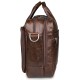 Сумка чоловіча Vintage 14371 для ноутбука 17 дюймів Коричнева