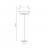 Торшер TK Lighting TRIO Чорний (TK6451)