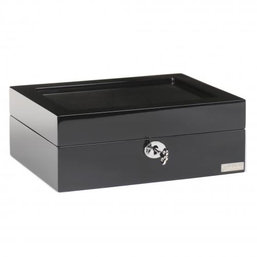 Скринька для зберігання годинників Salvadore 841-8BB 24х18,5х9 см Чорний Скринька для зберігання годинників Salvadore 841-8BB 24х18,5х9 см Чорний