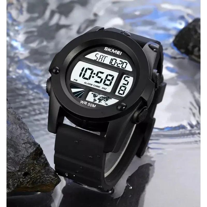 Чоловічий спортивний годинник Skmei 1906 Чорний