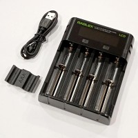 Зарядний пристрій для акумуляторів Rablex RB-405 з LCD дисплеєм А/АА/ААА/АААА/С/SC/F6 Hi-Cd Ni-MH