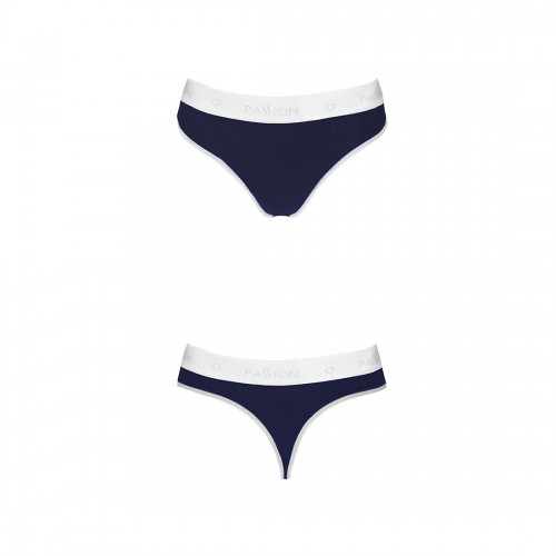 Спортивні трусики-стрінги Passion PS007 PANTIES navy blue, size S в інтернет супермаркеті PbayMarket!