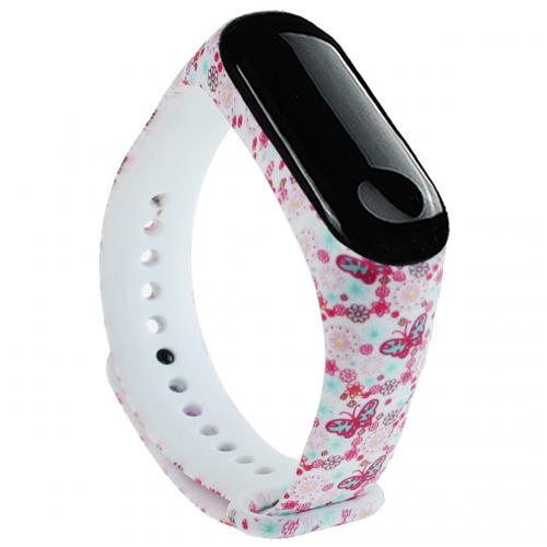 Ремінець Painted Strap для Xiaomi Mi Band 3/4 Butterflies Ремінець Painted Strap для Xiaomi Mi Band 3/4 Butterflies