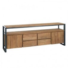 Комод Loft NS-262 780x2000x400 мм Чорний