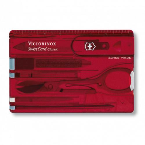 Швейцарська карта Victorinox SwissCard Classic Червона (0.7100.TB1) Швейцарська карта Victorinox SwissCard Classic Червона (0.7100.TB1)