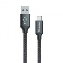 Кабель ColorWay USB-USB Type-C 1м Black (CW-CBUC003-BK)
