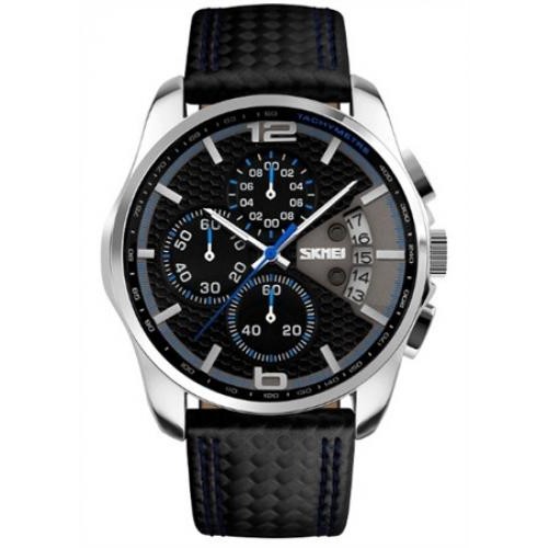 Годинник чоловічий Skmei 9106 Spider blue Black Годинник чоловічий Skmei 9106 Spider blue Black