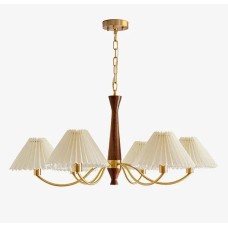 Світлодіодна люстра No Brand Пем 5031 Золотистий на 3 плафони