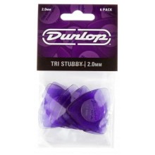 Медіатори Dunlop 473P2.0 Tri Stubby Player 2.0 mm (6 шт.)