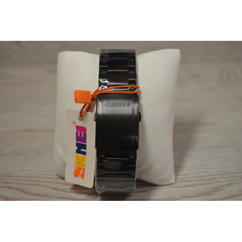 Чоловічий наручний годинник Skmei 1456 Singapore Чорний