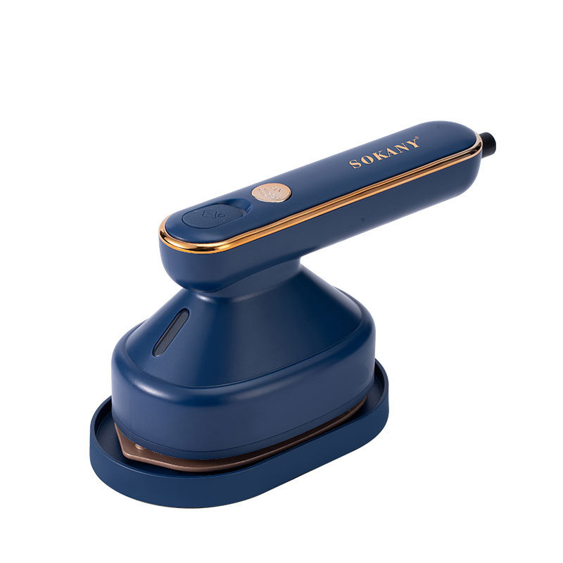 Дорожня праска Sokany для сухого та вологого прасування Синій (SK-3071)
