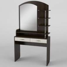 Туалетний столик Тиса Мебель БС-41 Венге Дуб молочний 175x40x100 см