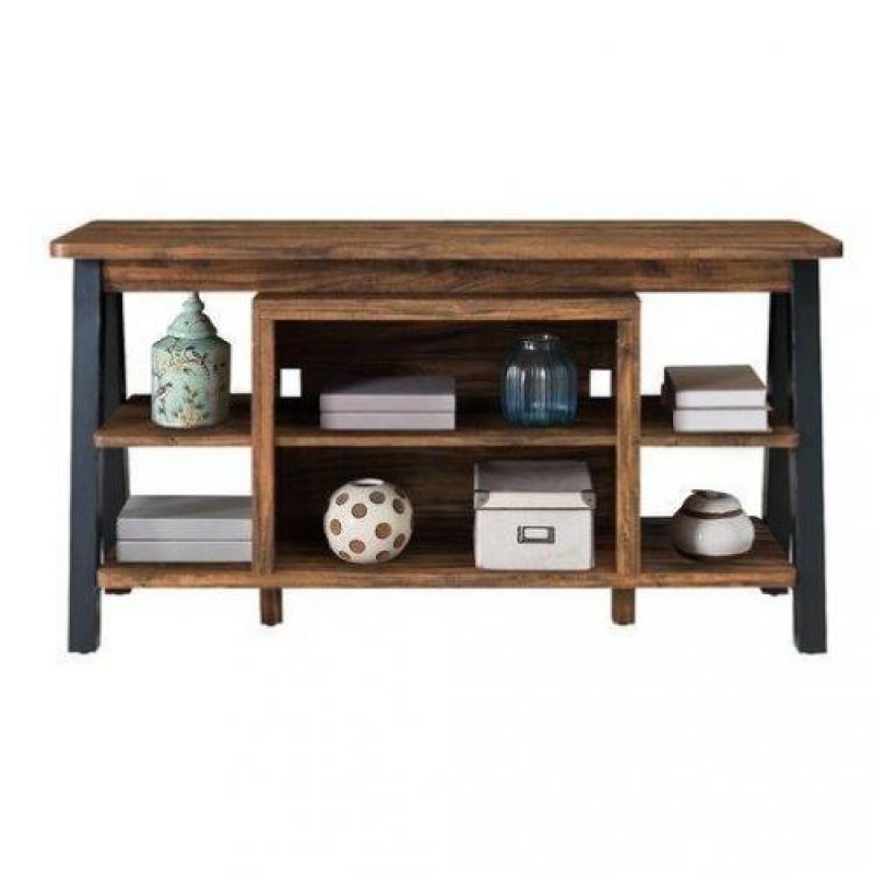 Тумба підставка для TV у стилі Loft NS-2115 930x1200x380 мм Черный