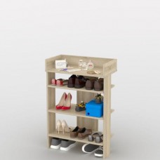 Стелаж для взуття Тиса Мебель ТО-212 Дуб сонома 91x60 см
