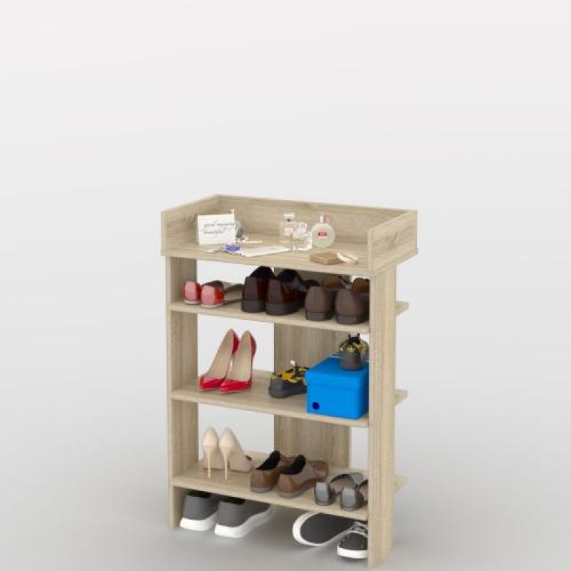 Стелаж для взуття Тиса Мебель ТО-212 Дуб сонома 91x60 см